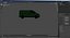 cargo van cars 3D model