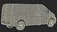 cargo van cars 3D model