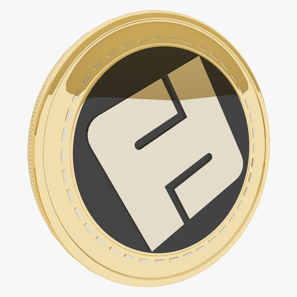Folgory Coin Cryptocurrency Gold Coin 3D model