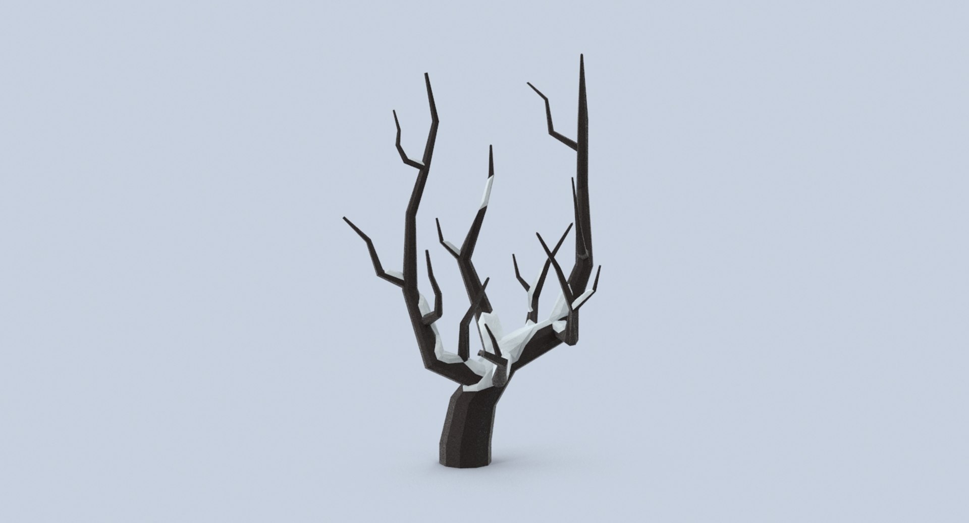 Bare Tree Snow Covered 3d Max