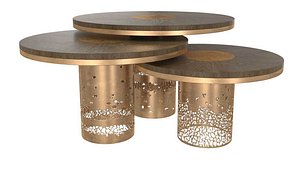 table alem rounded 3D model