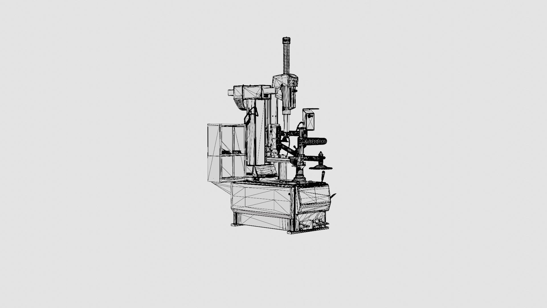 Tire Machine 3D Model - TurboSquid 2341237