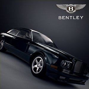 3d model bentley continental r coupe