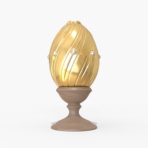 Easter Egg 2025 - Gold with Pearls