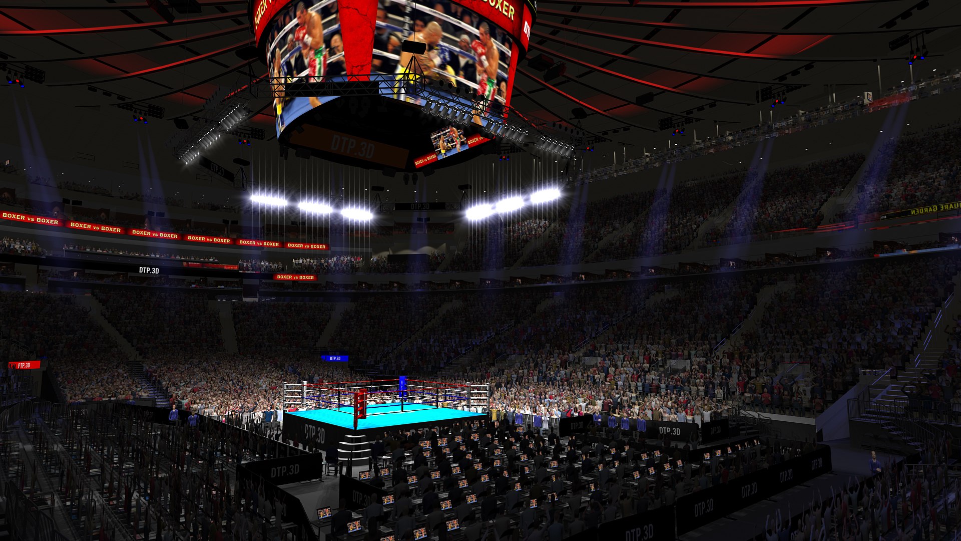 3D model msg boxing arena audience - TurboSquid 1456602