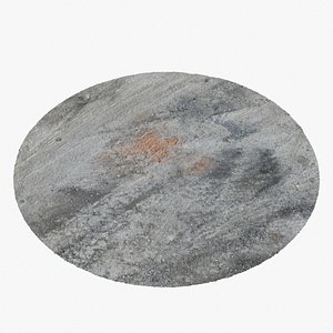 Gravel Ground 06 - 3D photogrammetry model scan of gravel sand and excavator pattern model
