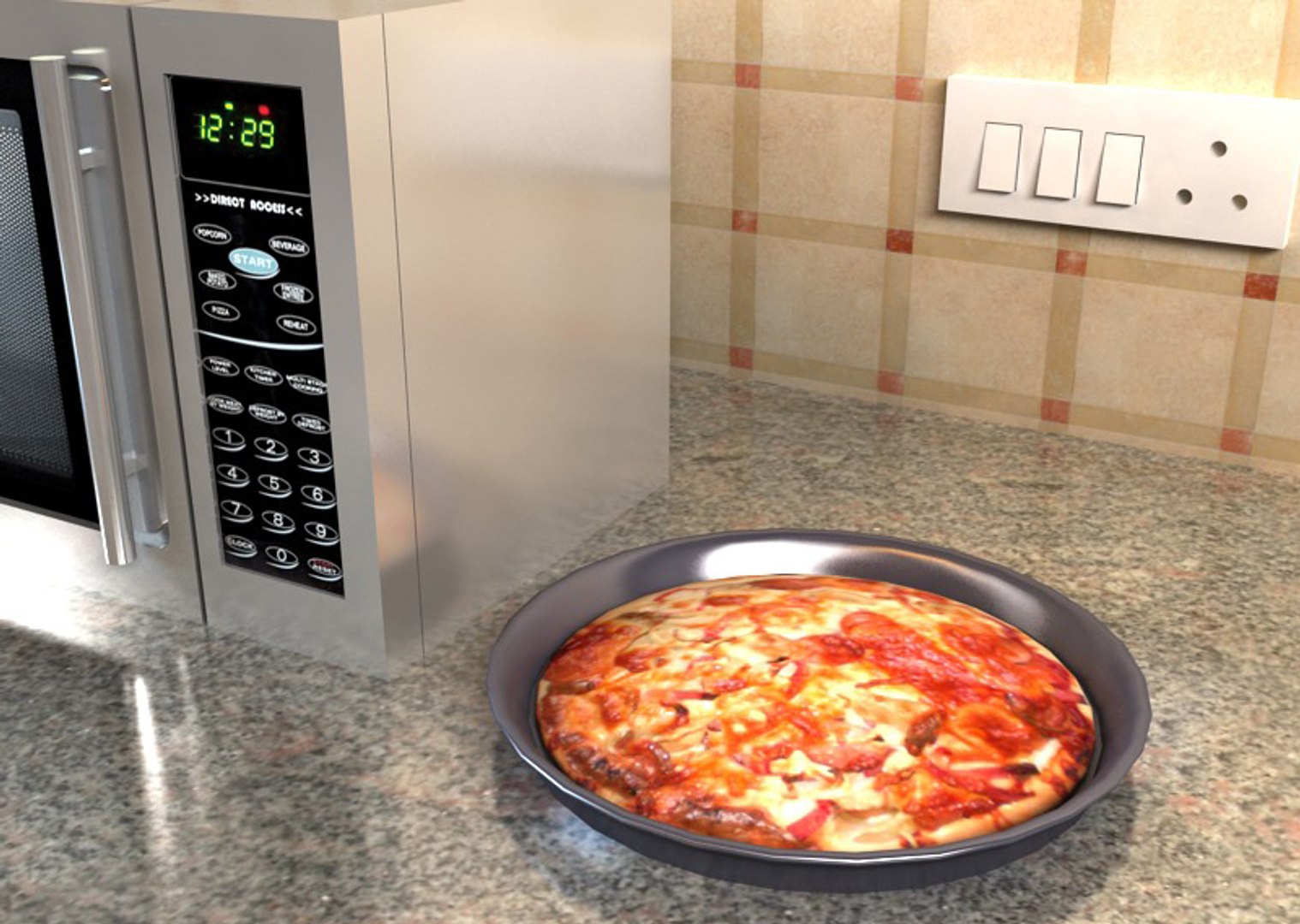 3d Model Microwave Micro Wave
