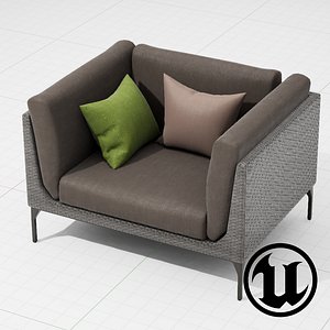 Dedon Mu Chair 001 UE4