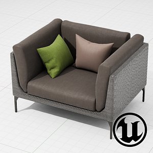 Dedon Mu Chair 001 UE4