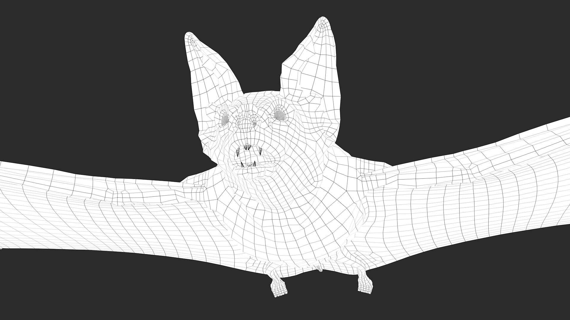 vampire bat 3d model