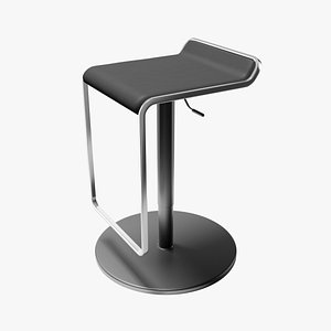 Classic Bar Stool 3D model