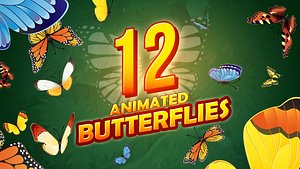 animations butterfly fbx