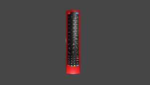 Red TV Remote Control