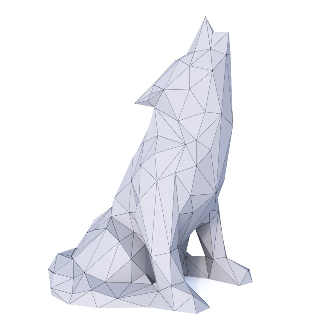 Wolf Howls Model - TurboSquid 1295870