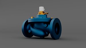 Industrial Level Control Valve for HVAC and Water System 3D model