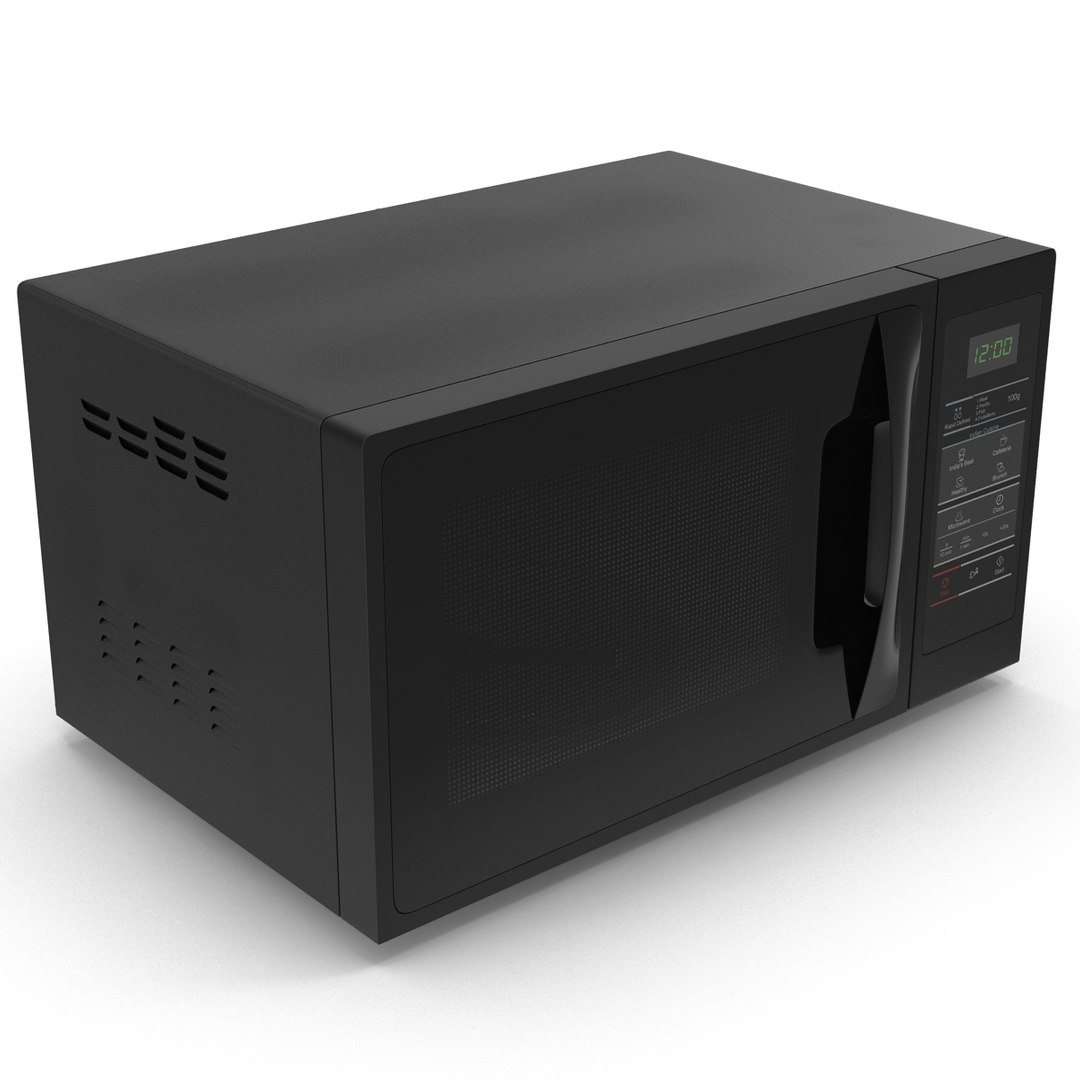 Microwave Oven 3 Generic 3D Model 3D model preview