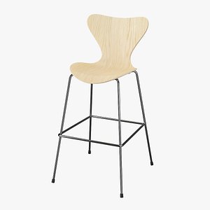 Series 7 Bar Stool - Arne Jacobsen