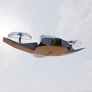 Combat Drone Bomber 3D model