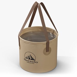 Portable Lightweight Pail Hanging Travel Bravery 3D model