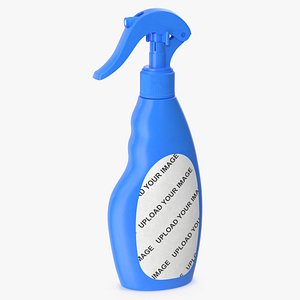 spray bottle sun lotion 3D model