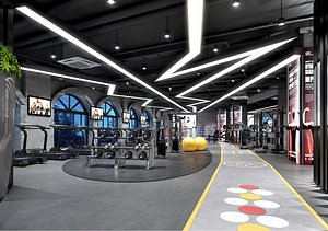 3D Fitness Yoga Scene Kit - High-Quality Gym- Workout Yoga Poses 3D