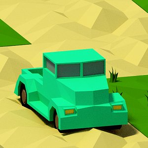 blend scene sheep truck