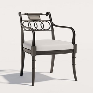 3D armchair128 model
