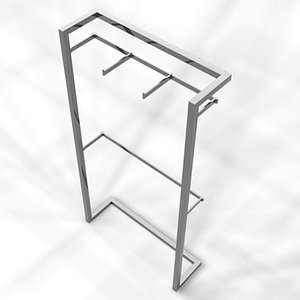 3d model retail rack