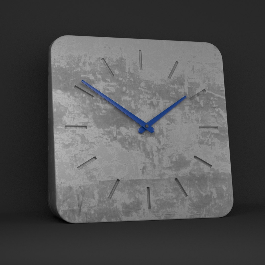 3d Clock Hands Realistic Model