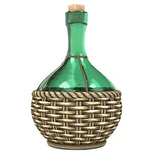 cycles bottle wine flask 3d 3ds