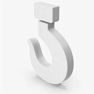 Hook Symbol 3D model