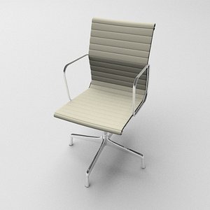 aluminium armchair 3d model