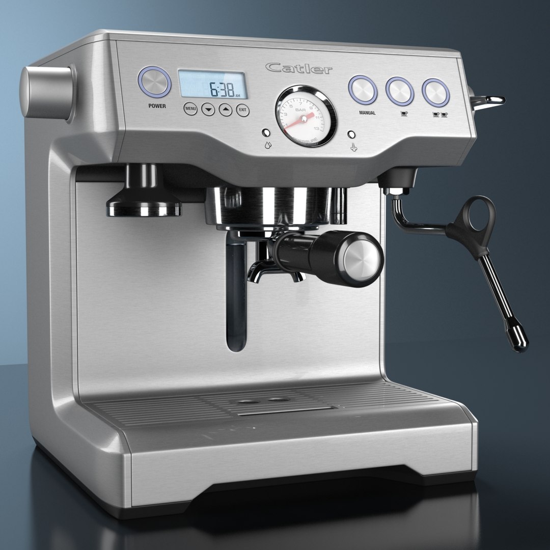 Dual Coffee Espresso Machine 3D model