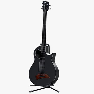 Warwick Alien Acoustic Bass Black PBR