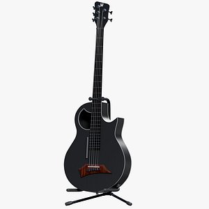 Warwick Alien Acoustic Bass Black PBR