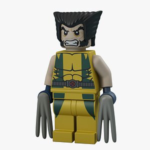 Lego sales wolverine hair