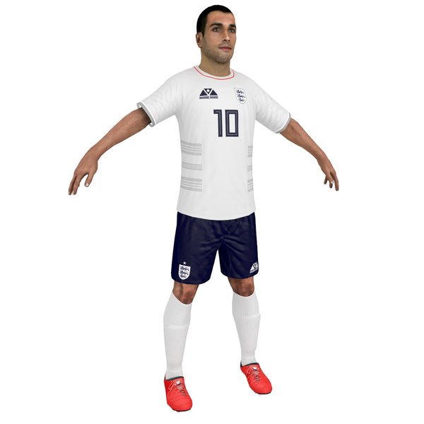 3D model soccer player 2018