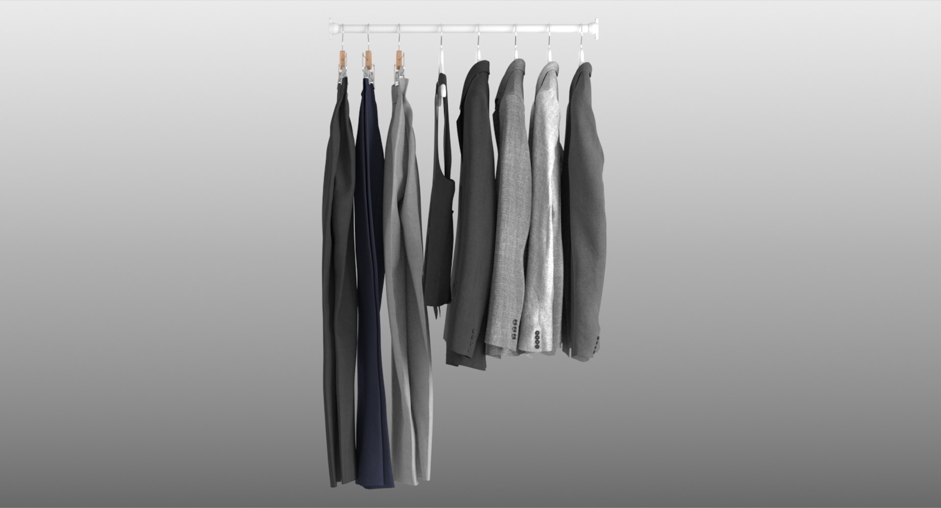 Realistic Clothes Hanger 3D Model TurboSquid 1291894