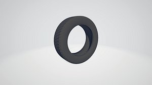 3D car wheel