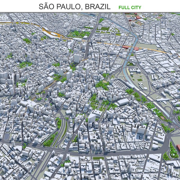 3D Sao Paulo Brazil