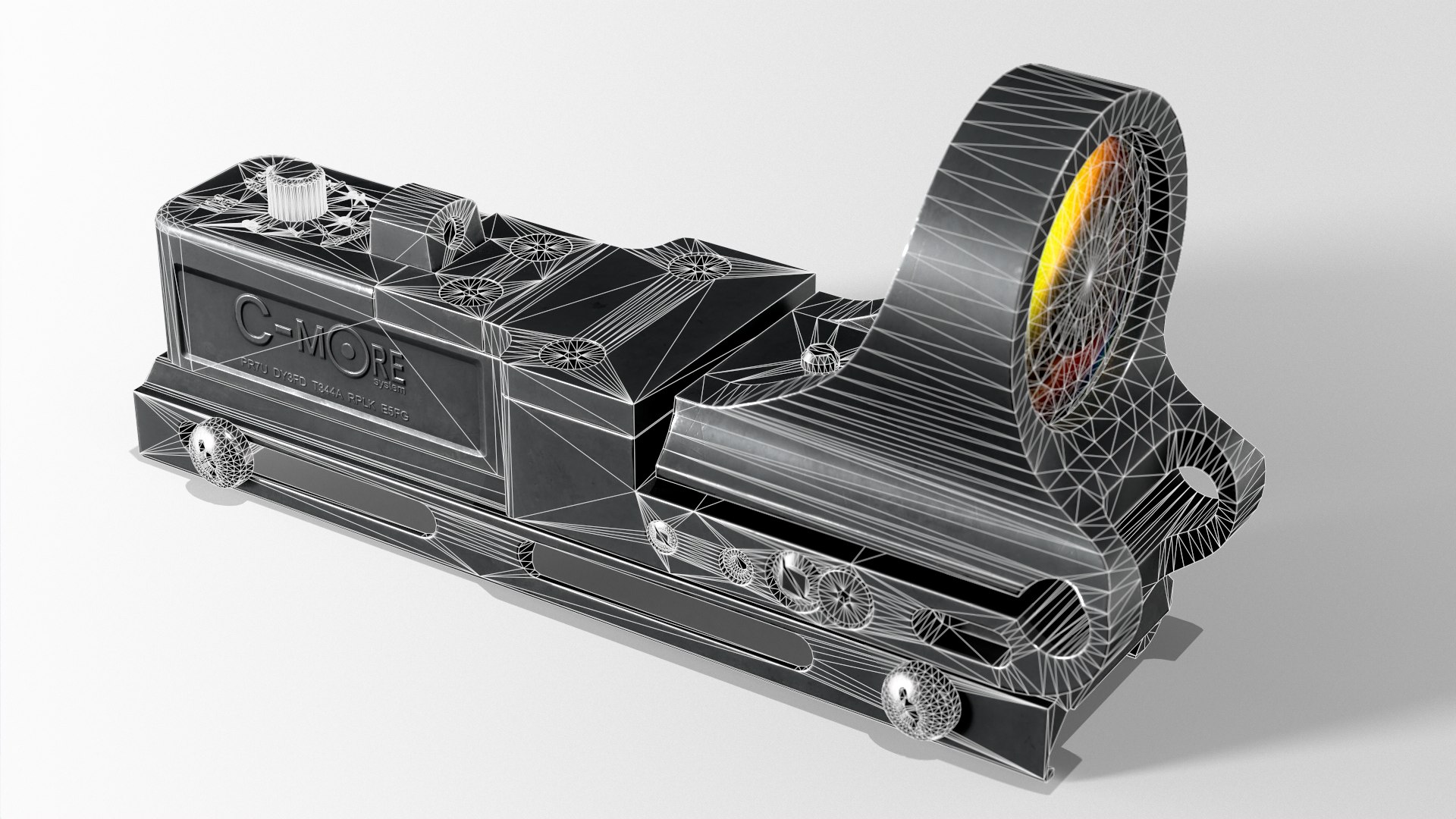 3D C-More RedDot Sight - TurboSquid 2220339