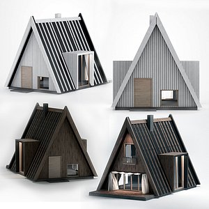 cottage house building 3D model