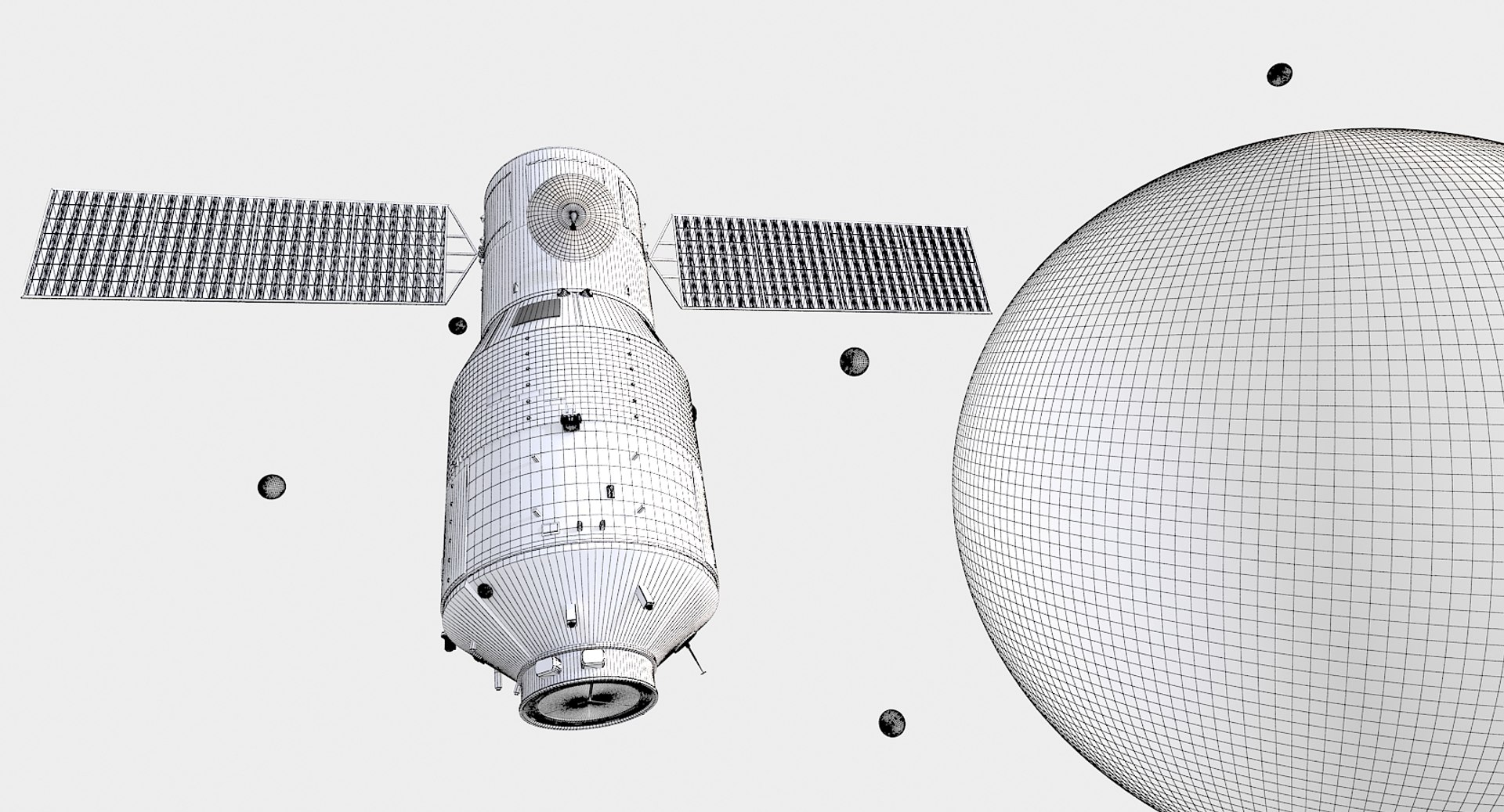 3d Model Satellite