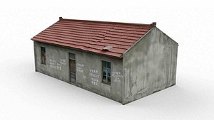 3D Old Chinese Rural House
