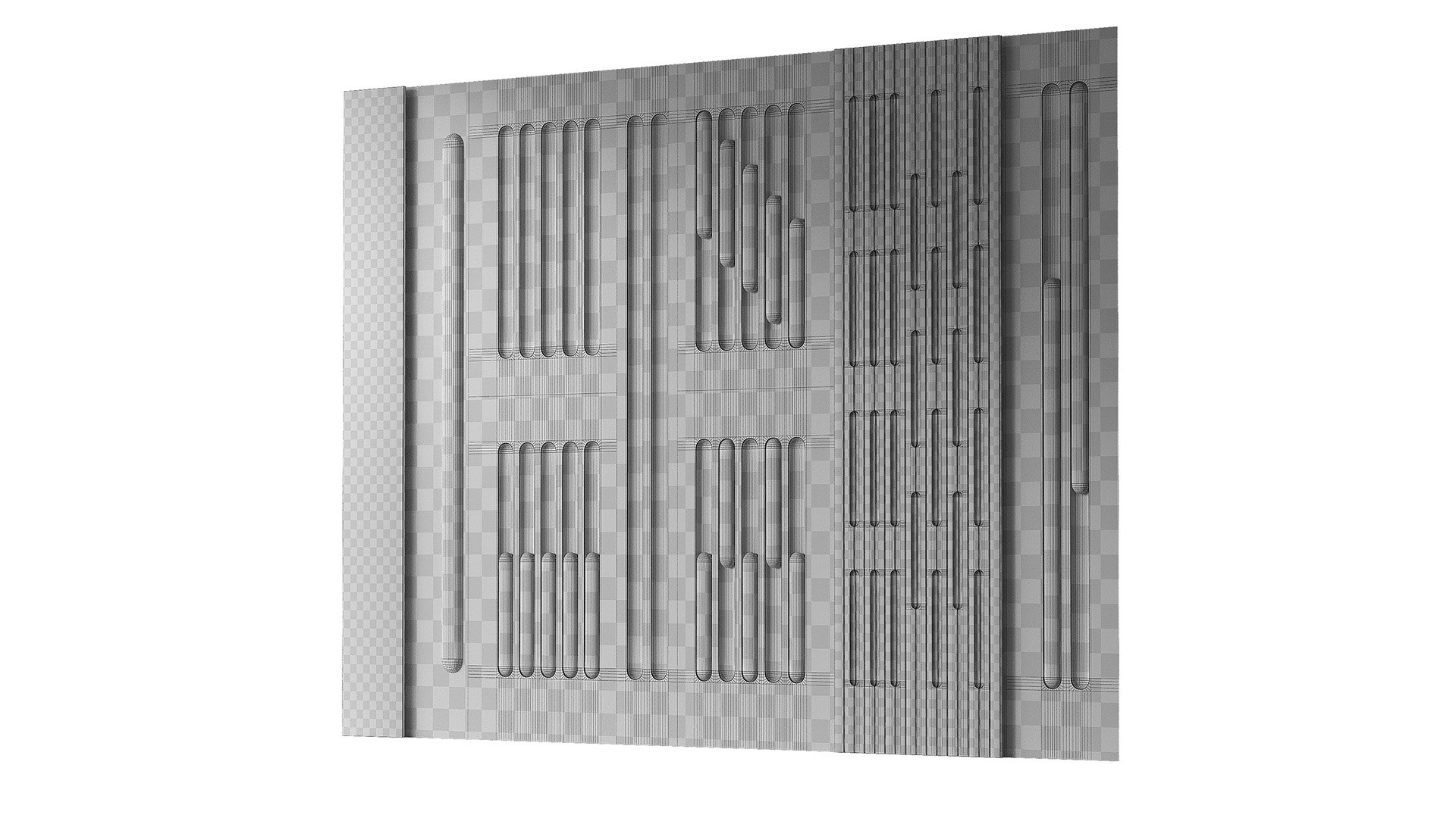 3D Geometric Wall Panels Semi-circle round arches pattern https://p.turbosquid.com/ts-thumb/G7/4E0Ijn/43/1920x1080p_desaturated/jpg/1720456019/1920x1080/fit_q87/c66ce6662f03d7ca5adc92b0c0c371f6a6b5e212/1920x1080p_desaturated.jpg