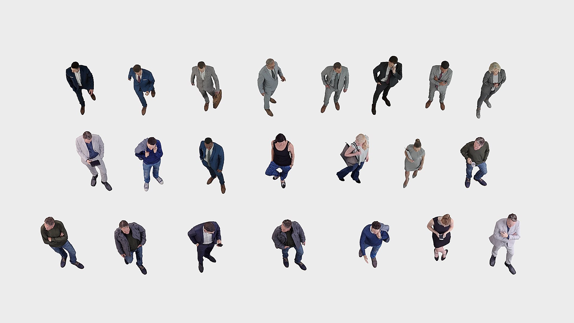 3D Assembling Office Workers - TurboSquid 2402356
