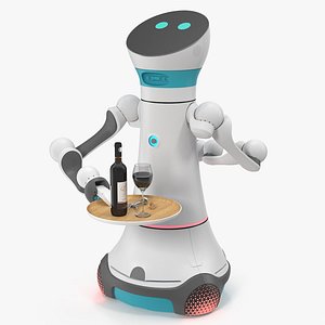 modular service robot bartender 3D