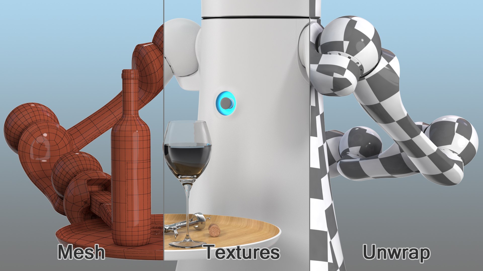 modular service robot bartender 3D https://p.turbosquid.com/ts-thumb/G7/D8VOzJ/yCWaFY08/modularservicerobotbartender3dmodel013/jpg/1596665565/1920x1080/fit_q87/d3b0397c1ac40fe7646d52f58361e9ce3c558ae6/modularservicerobotbartender3dmodel013.jpg
