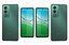 OPPO A5 5G Aurora Verde e Branco Névoa 2025 Low Poly