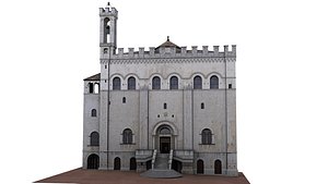 3D palazzo dei consoli gubbio